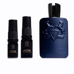 Parfums de Marly Layton – ikonický orientálně-kořeněný parfém pro muže s tóny jablka, vanilky a dřeva. Elegantní a charismatický doplněk.